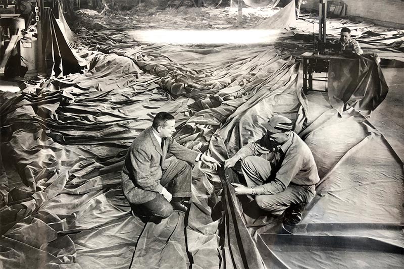 Creating Tarp for Milwaukee Brewers